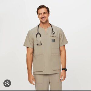 FIGS x Star Wars Scrub Top and Bottom  - Limited Collection Din Djarin Style